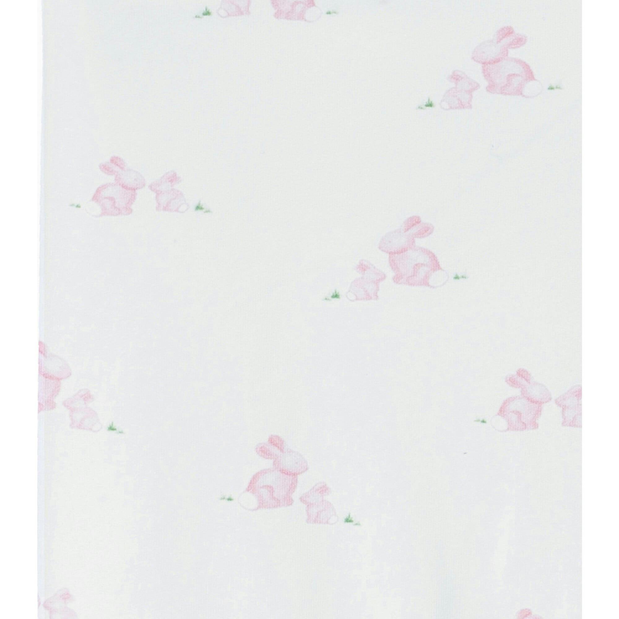 Baby Jersey Bunny Blanket in Pale Pink