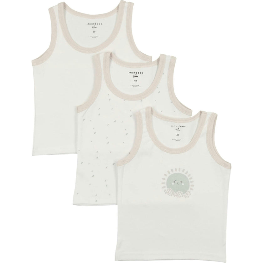 Sun Print Boys Undershirts 3 Pack