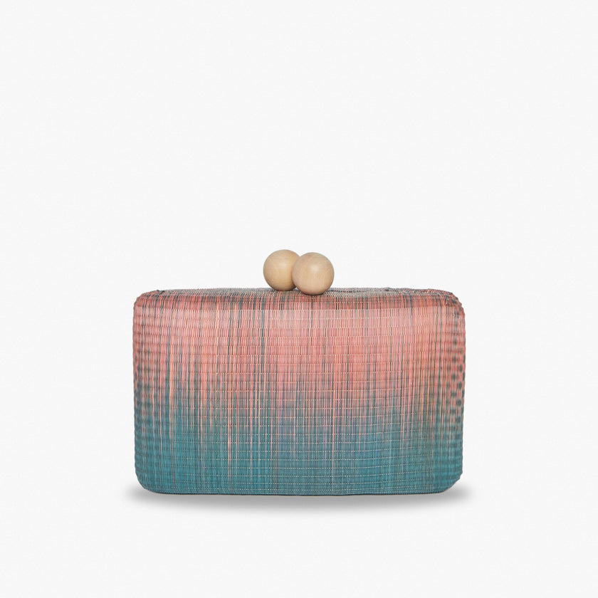 Akna Clutch, Pink Ombre