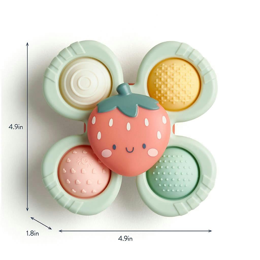 Itzy Pop & Whirl™ Fidget Spinner Travel & Bath Toy