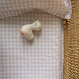 Picnic Gingham Crib Sheet
