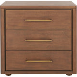 Rosey 3 Drawer Nightstand