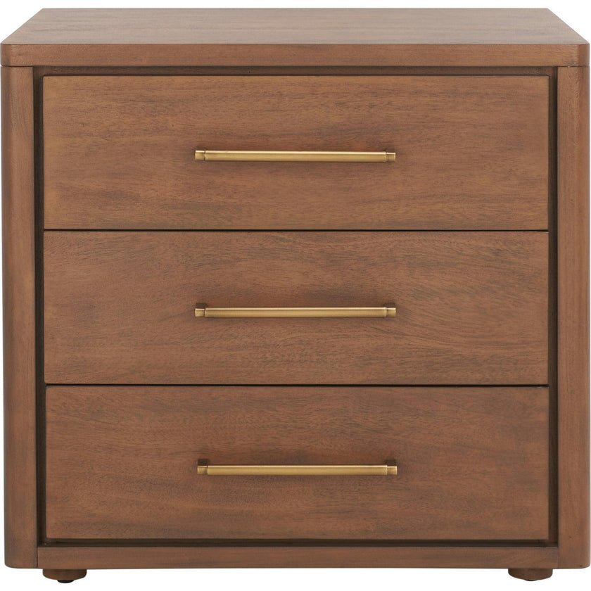 Rosey 3 Drawer Nightstand
