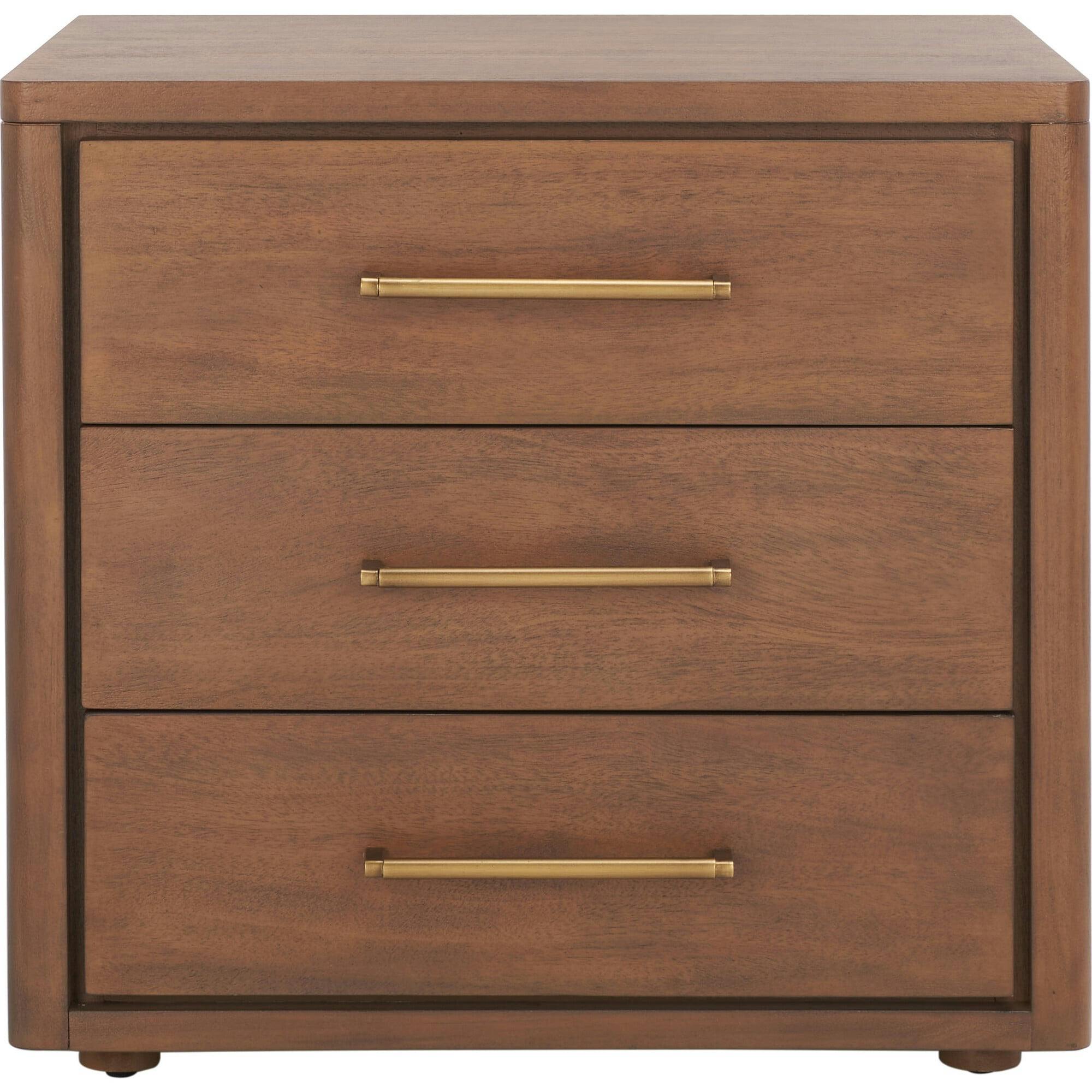 Rosey 3 Drawer Nightstand
