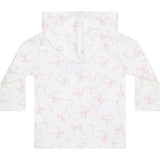 Charming Bows Print Jacquard Jacket