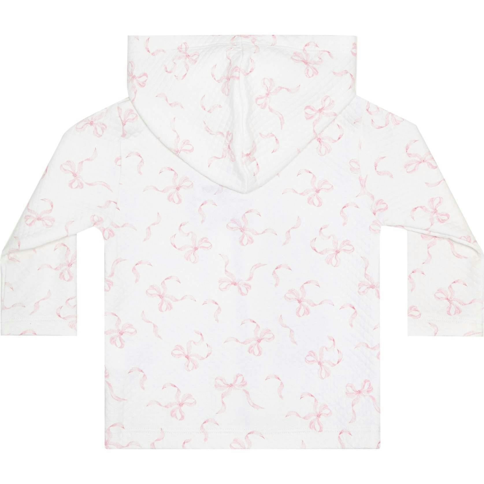 Charming Bows Print Jacquard Jacket