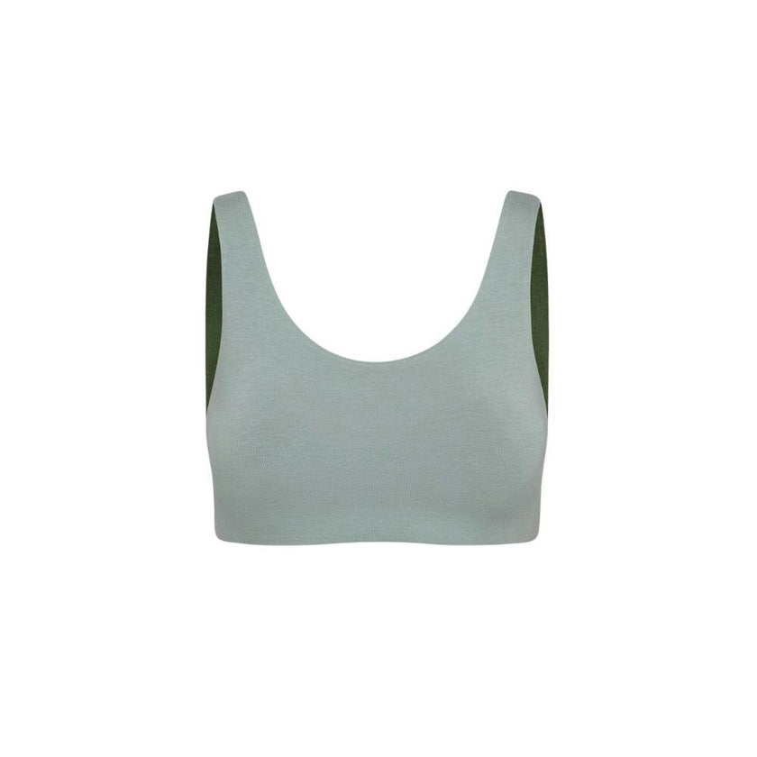 Aster Reversible Girls Tank Bra White