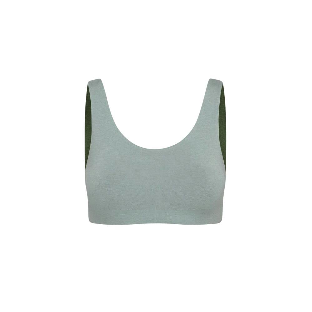 Aster Reversible Girls Tank Bra White