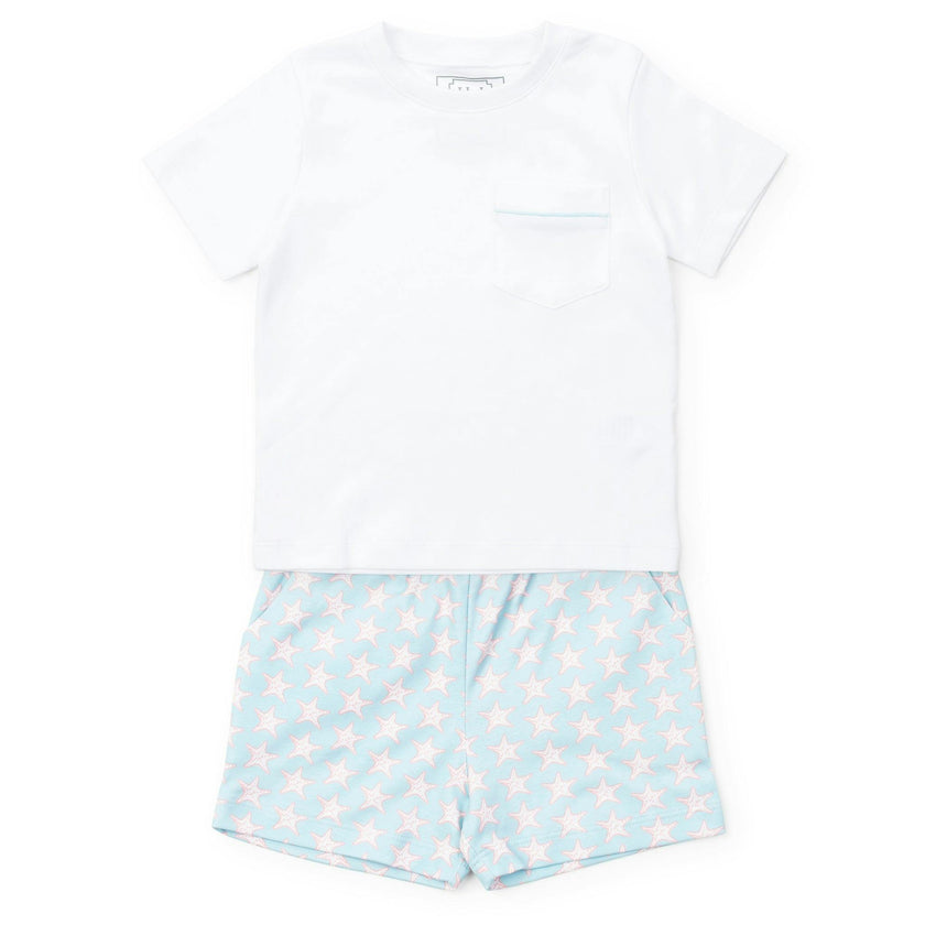 Walker Boys' Short Set - Seaside Starfish