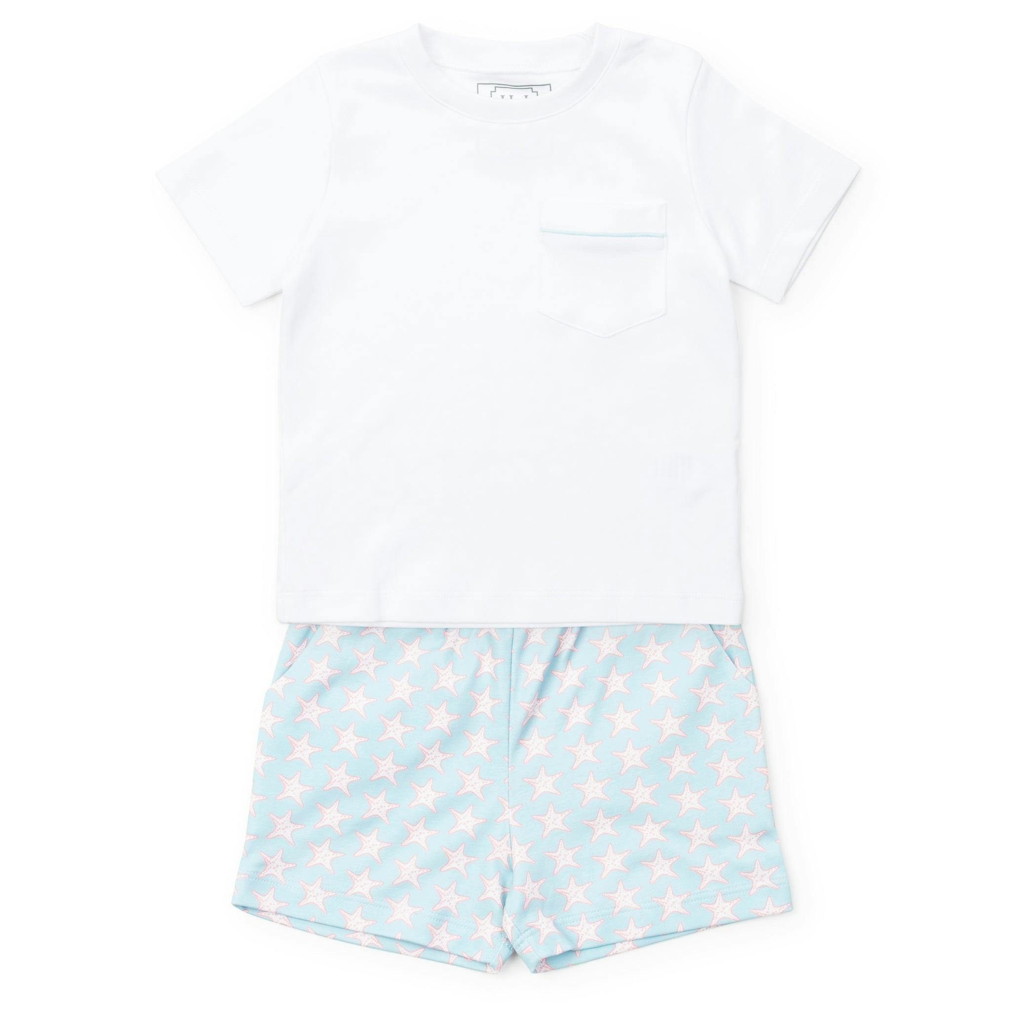 Walker Boys' Short Set - Seaside Starfish