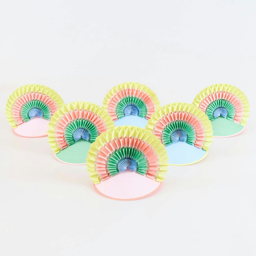 Charm Party Rainbow Party Hats