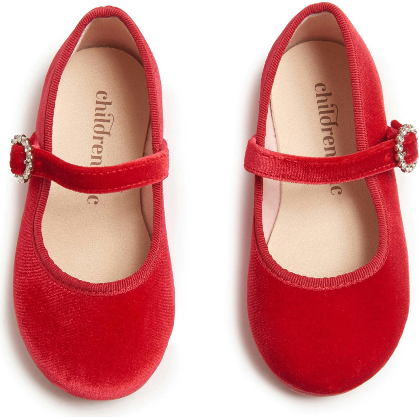 Classic Velvet Mary Janes