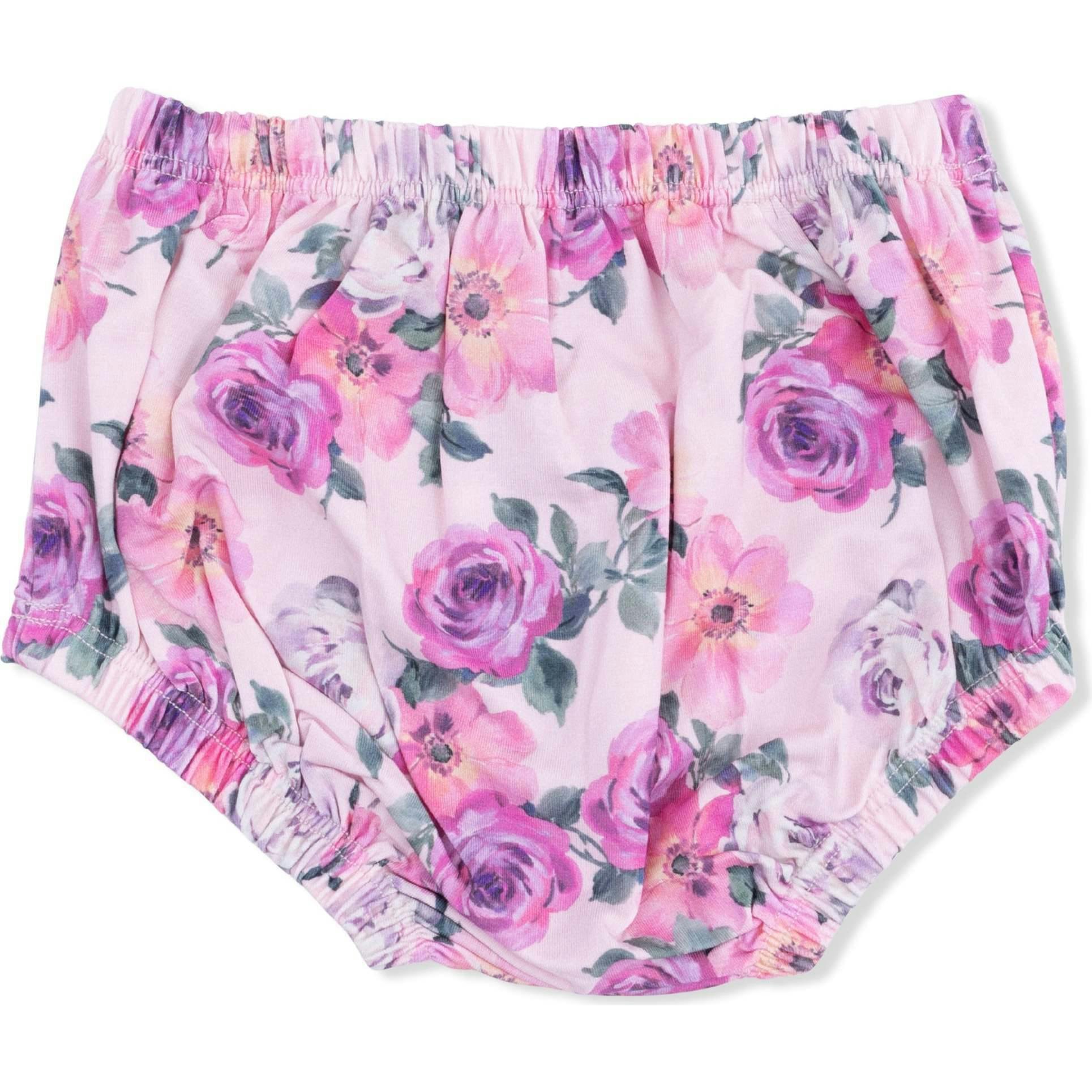 Rose Abundance - Betty Dress Puff Sleeve with Bloomer