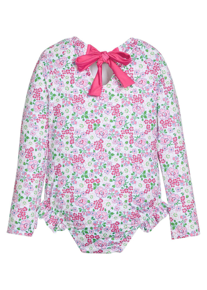 Rashguard Swimsuit - Pink Bloomsbury Blossoms