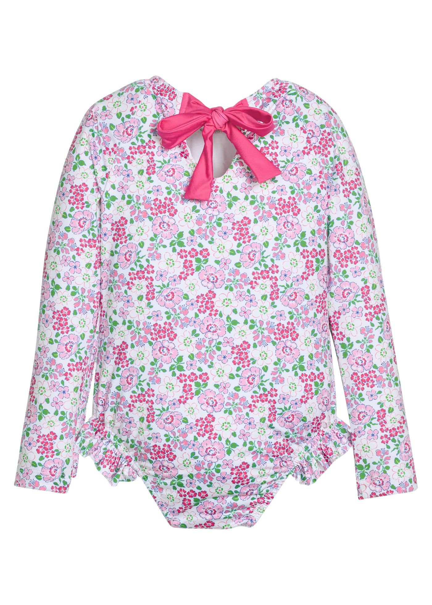Rashguard Swimsuit - Pink Bloomsbury Blossoms