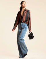 Collectible Stripe Silk Shirt