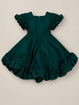 Mini Kendy Dress in Emerald
