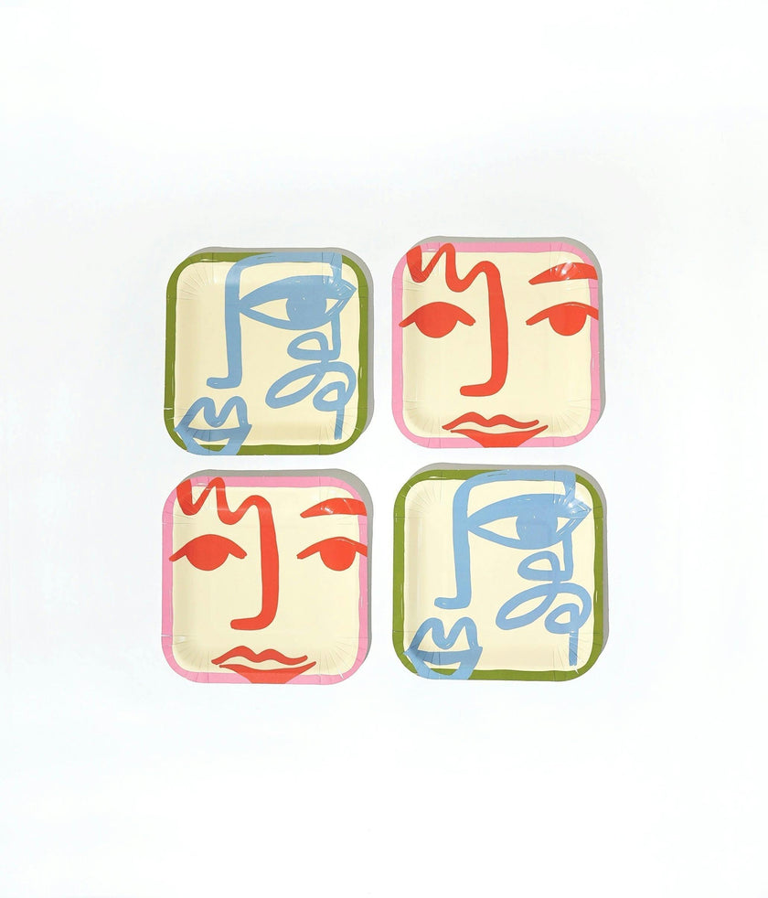 Art Party Dessert Plates