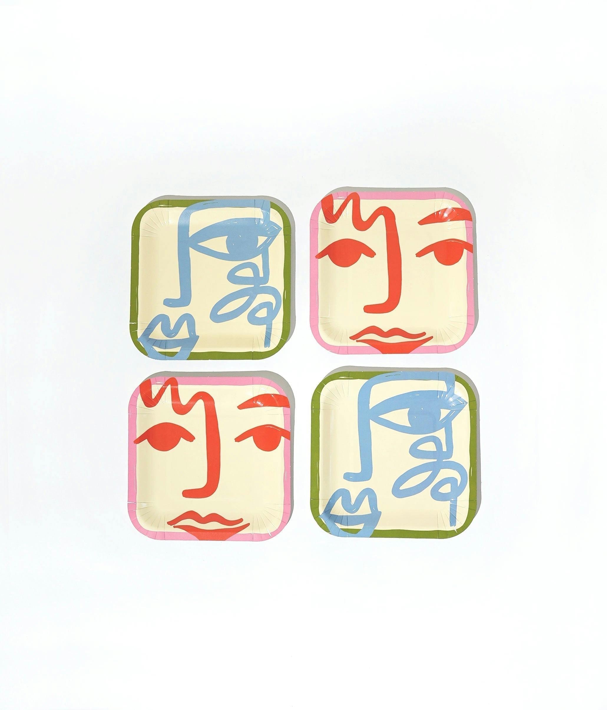 Art Party Dessert Plates