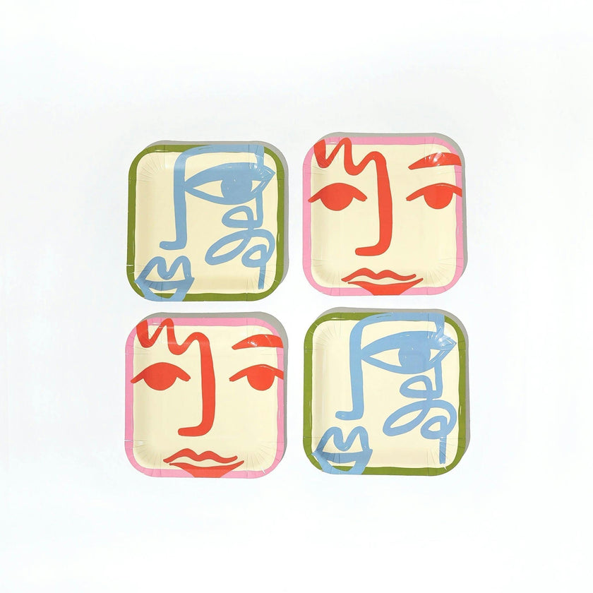Art Party Dessert Plates