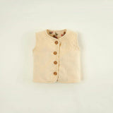 Amber Sherpa Corduroy Reversible Vest