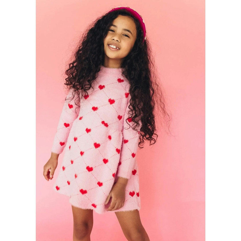 Sweetheart Sweater Dress