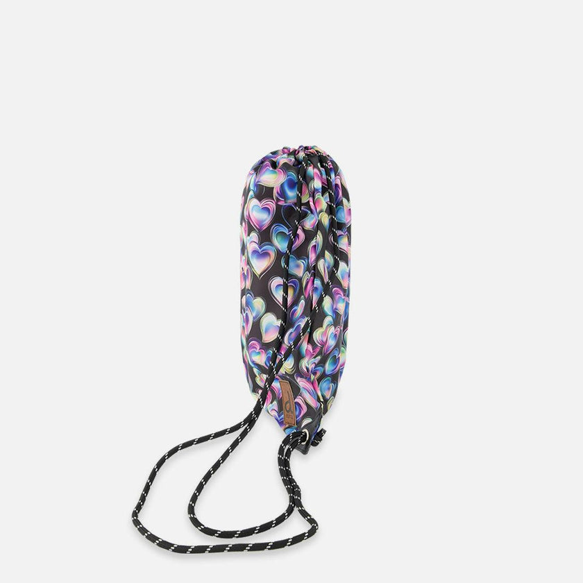 Little Girl Hearts Practical Charming Lightweight Drawstring Bag