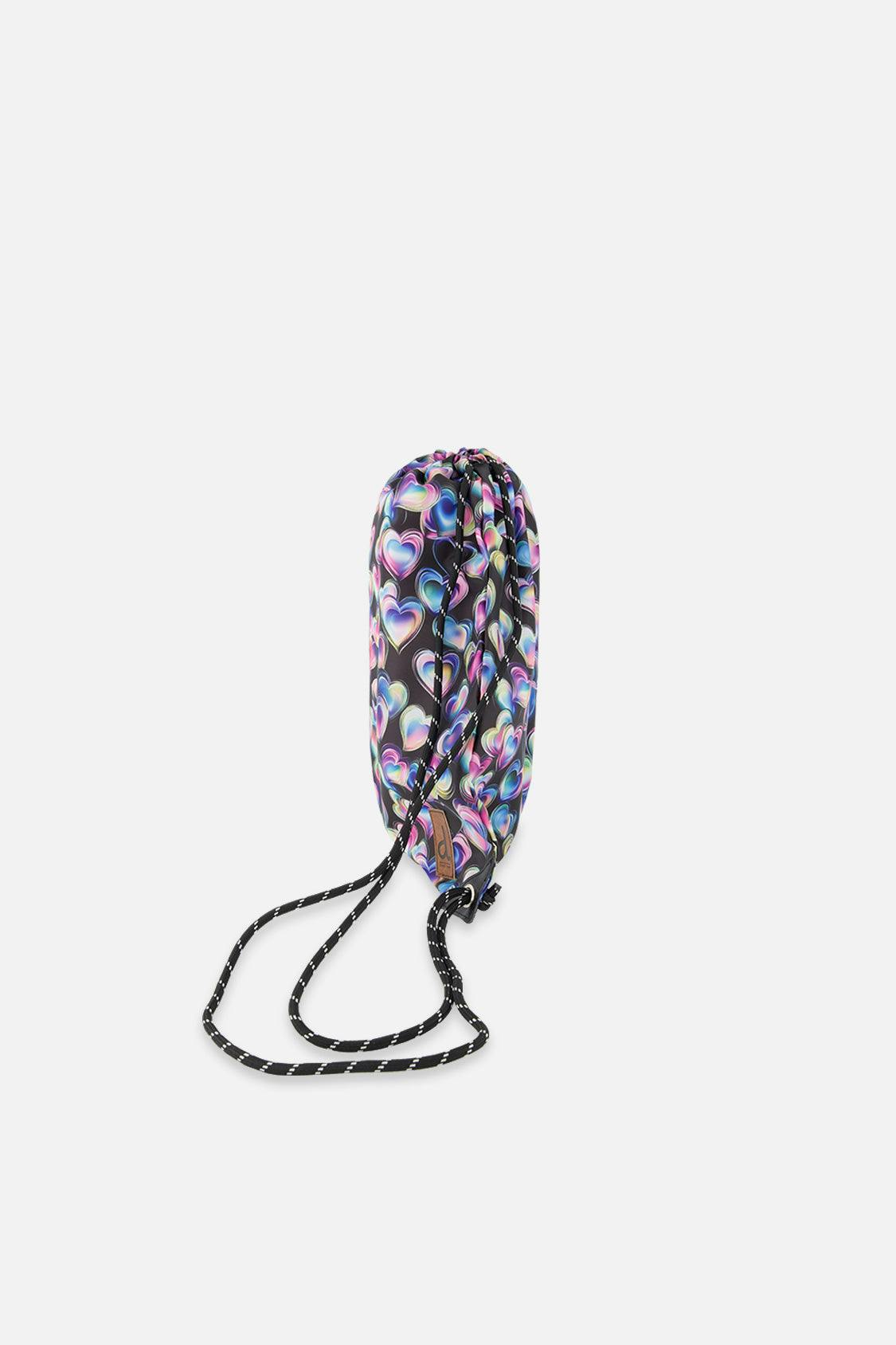 Little Girl Hearts Practical Charming Lightweight Drawstring Bag