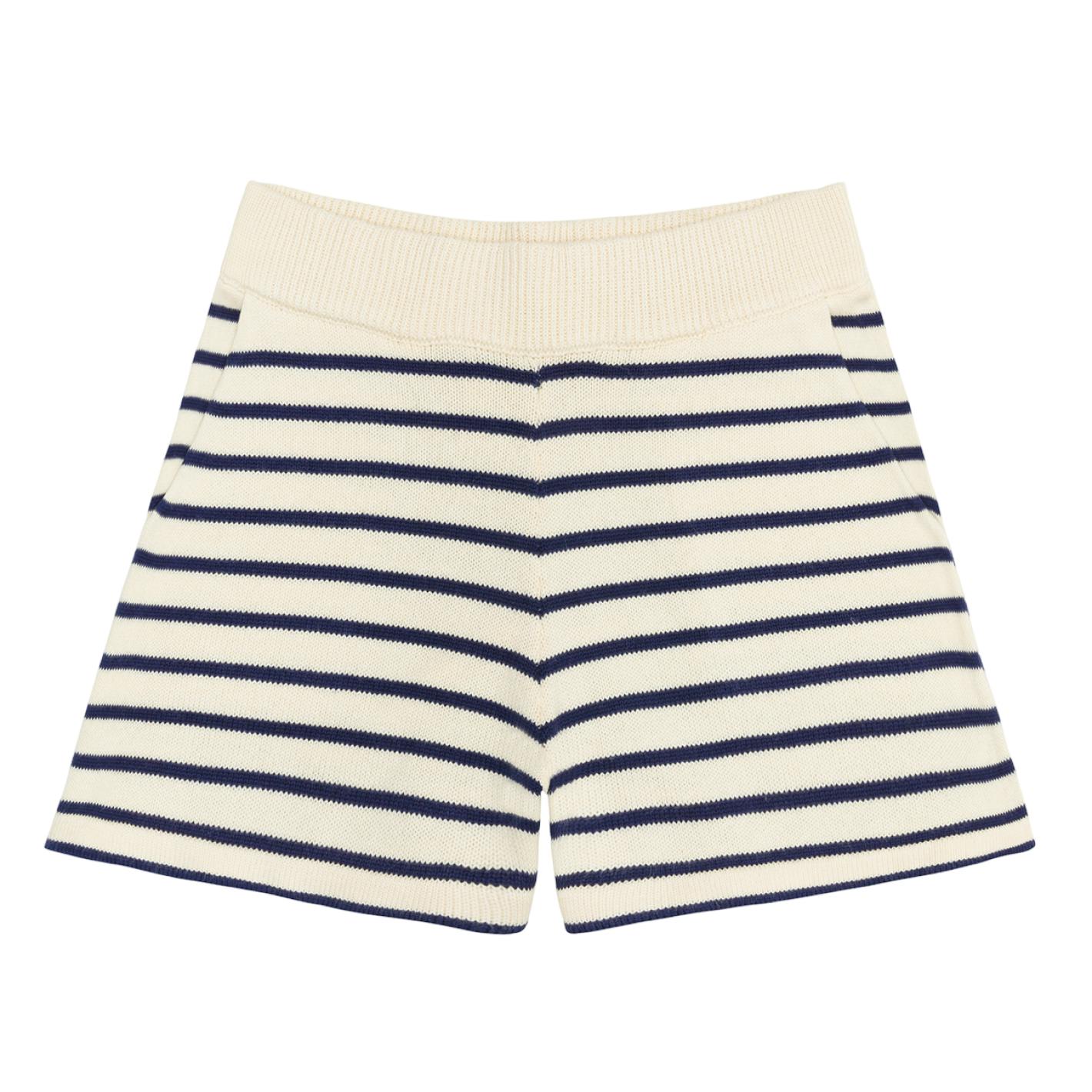 Women's Breton Stripe Knit Short