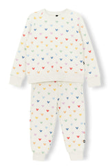 Long Sleeve Jogger Set in Pastel Mickey Mouse