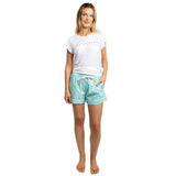 Women's Hepburn Gingham Mint Boxer Shorts