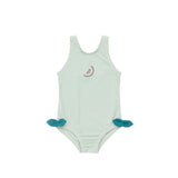 Stien Swimsuit | Watermelon | Frosted Green