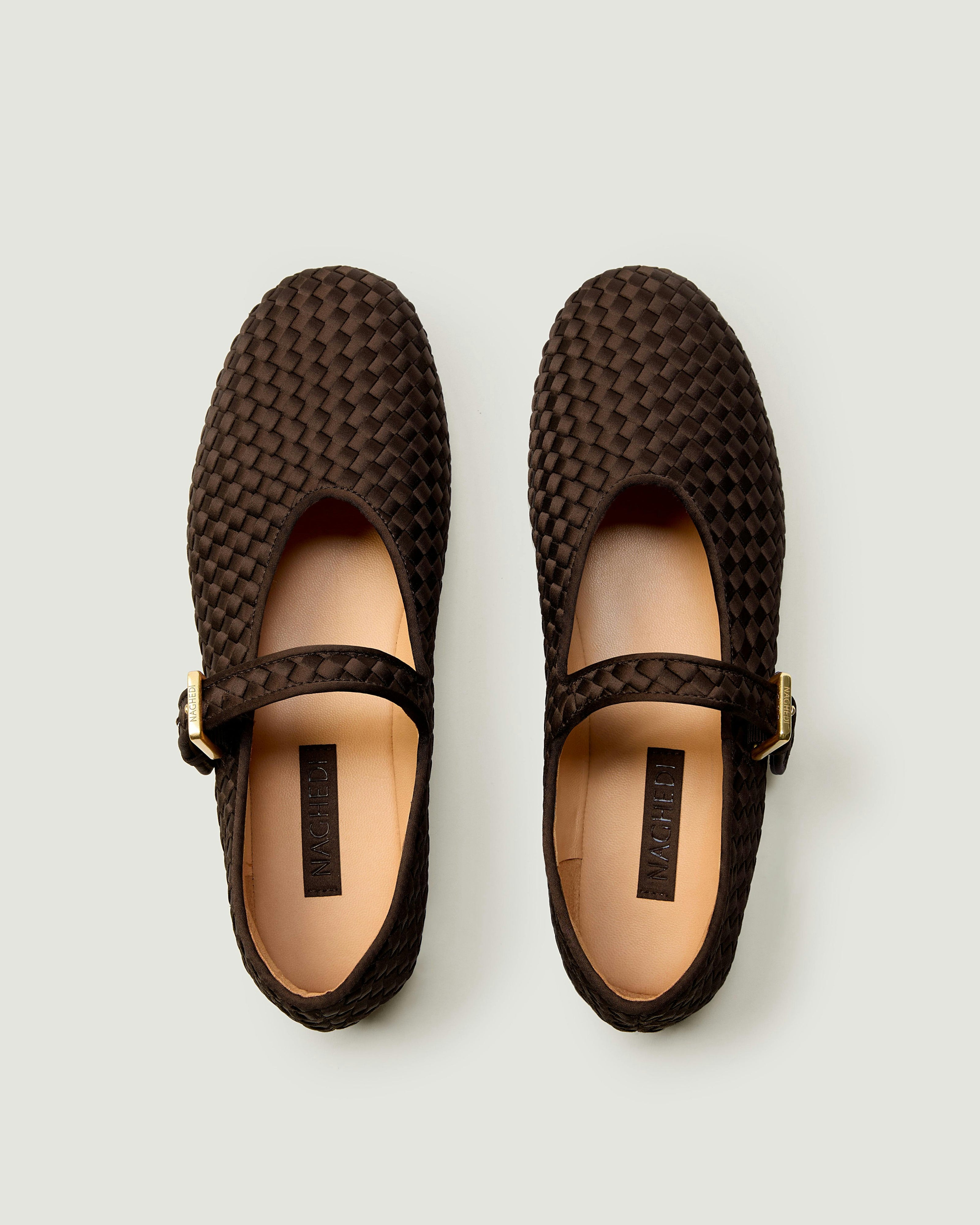 Marais Mary Jane Satin | Chocolate