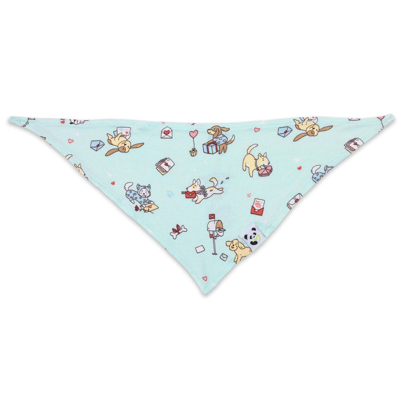Valentines Pups Bamboo Pet Scarf