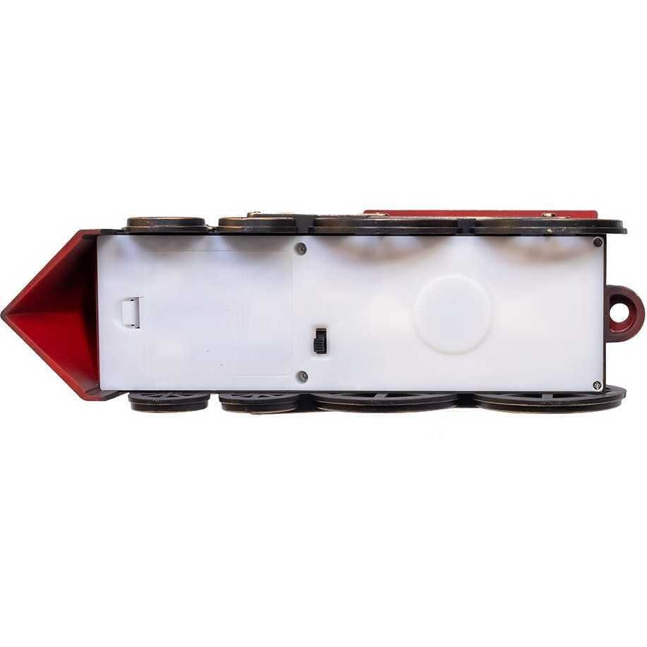 7.625-Inch Battery Operated LED Lighted Santa Train With Spinning Glitter Water