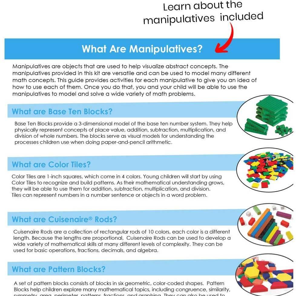 Take Home Manipulative Kit