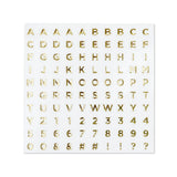Gold Say Everything Nail Stickers