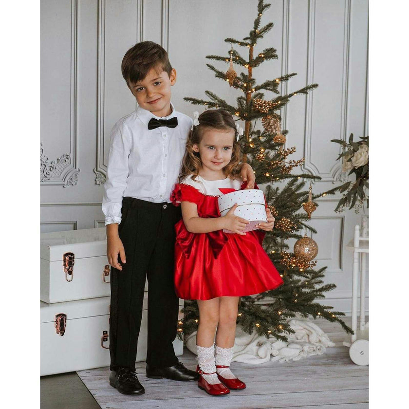 Tuxedo Shirt and Pants Set
