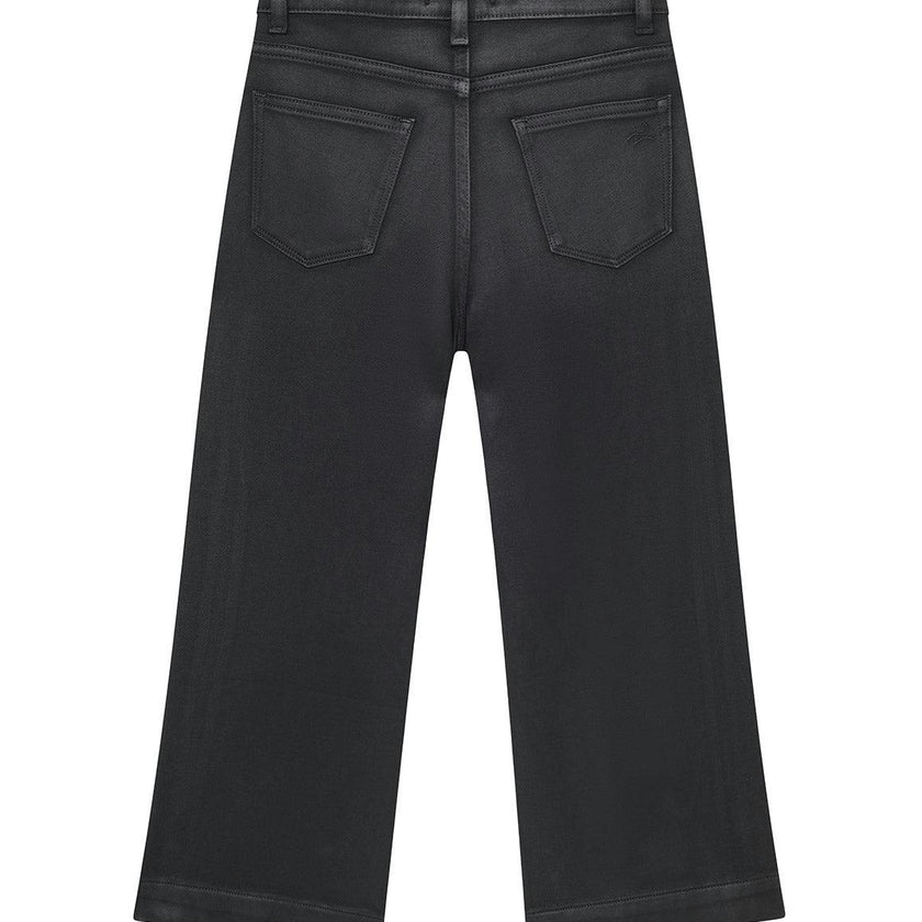 Lily Wide Leg | Black Coated