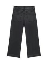 Lily Wide Leg | Black Coated