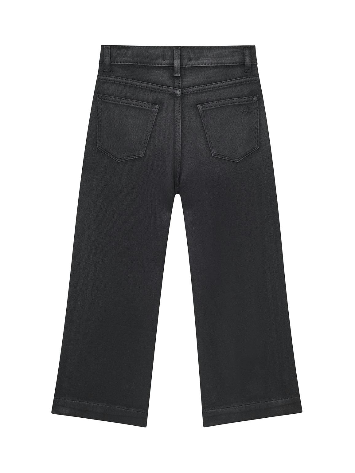 Lily Wide Leg | Black Coated
