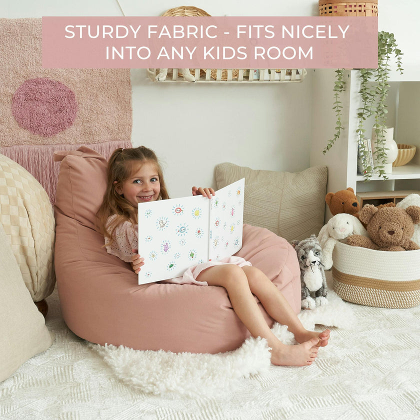ZICOTO Comfy Bean Bag Chair for Kids - Cozy & Stylish Bean Bag Cover for a Soft Lounger - Durable & Lightweight Bean Bag Chair for Toddlers, Boys & Girls