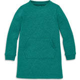 Kids cozy fleece sweatshirt dress