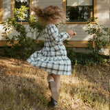 Organic Long Sleeve Tiered Dress