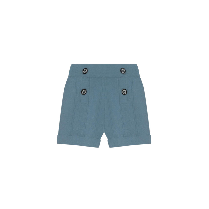 Anchor Embroidered Knit Shorts