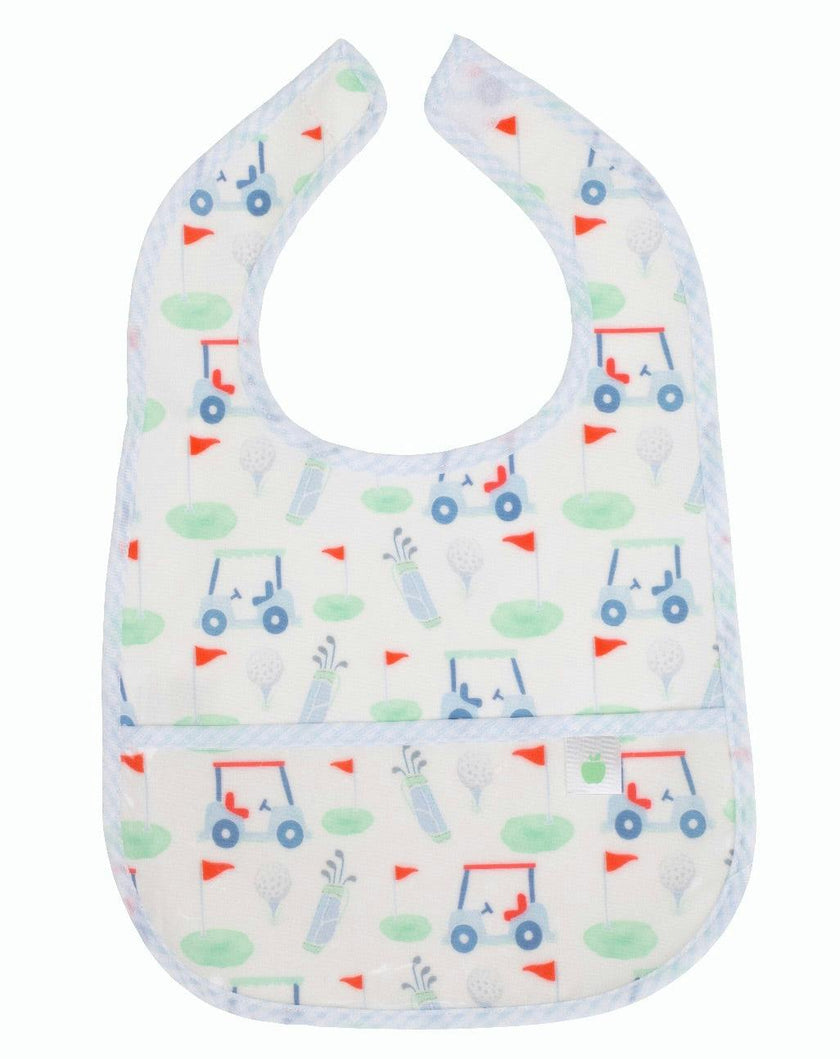 The Wipe It Bib in Golf