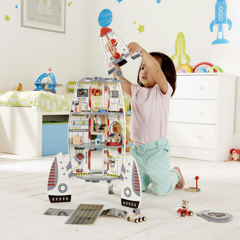Four-Stage Rocket Ship Playset W/ Accessories