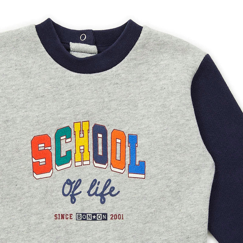 BONTON School of Life Baby Sweatshirt
