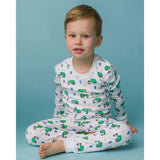 The Organic Long Sleeve Pajama Set [Recycling Trucks]