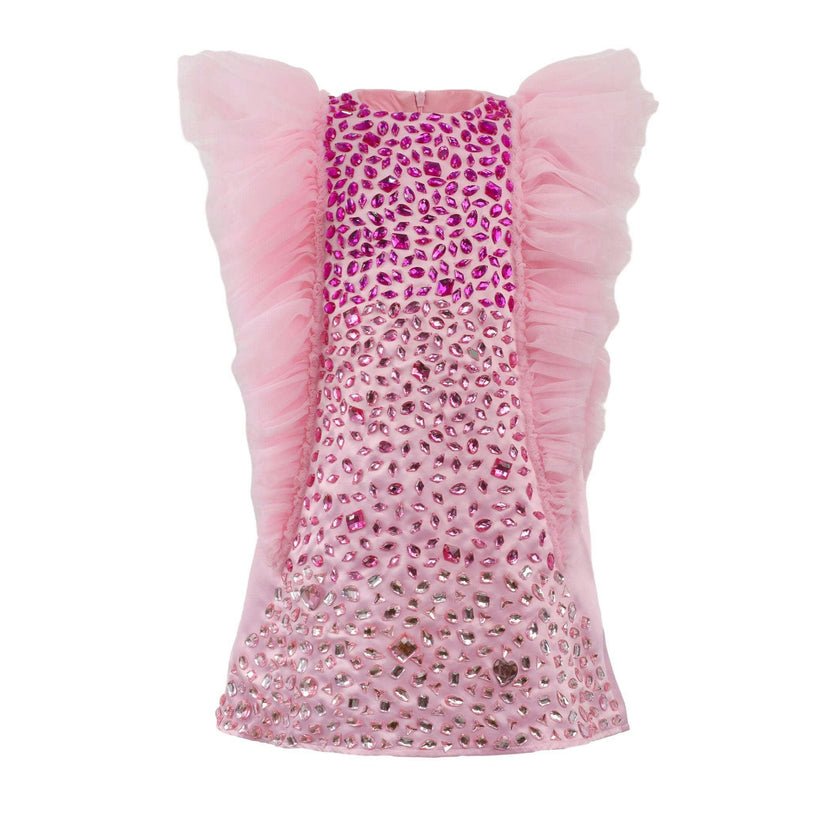 Pink Bejeweled Dress